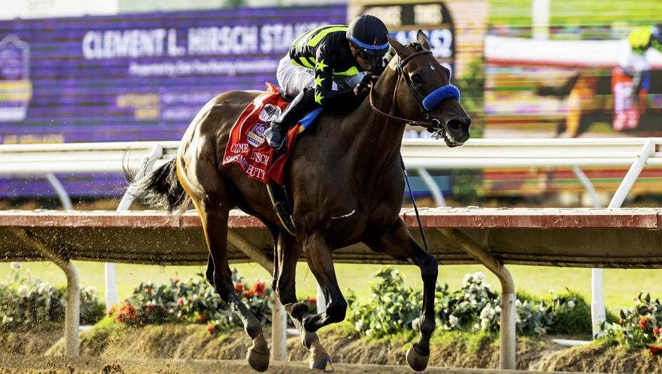 Seismic Beauty Shakes Up Distaff Division with Clement Hirsch Win at Del Mar